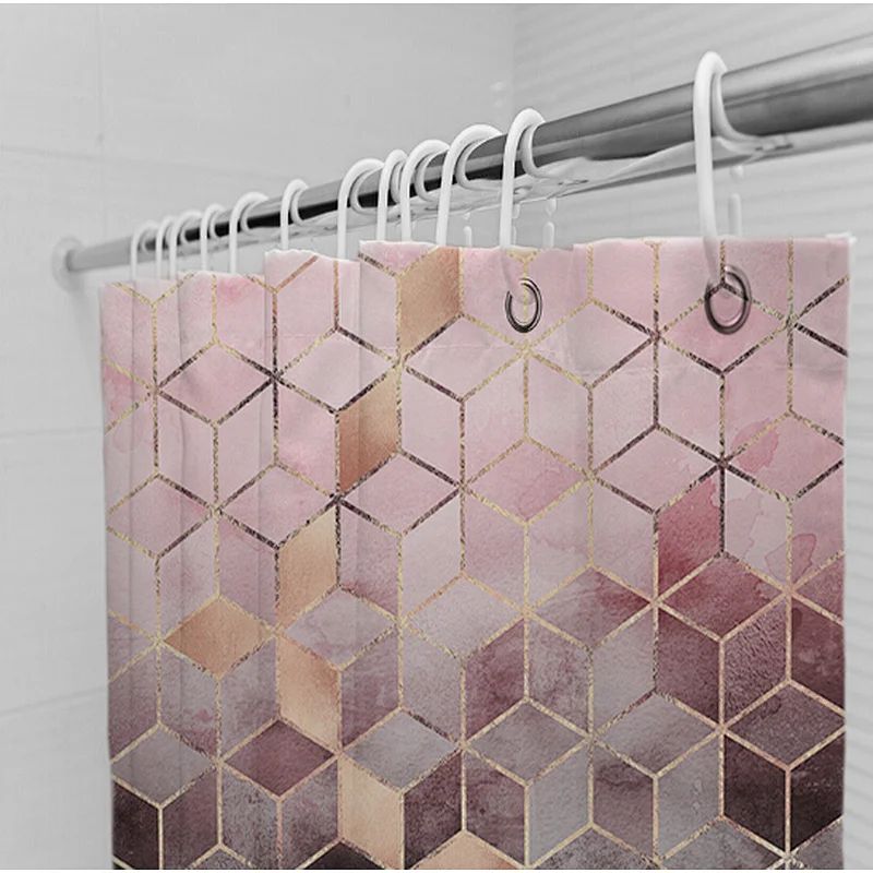 Bathroom Waterproof Curtains For Shower Printed Shower Curtain Liner 1
