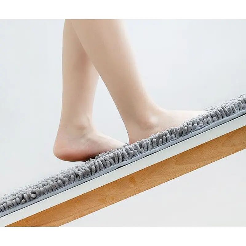Modern Design Chenille Bath Mat Hotel Shower Bathroom Rug Anti Slip Foot Chenille Bath Mat 1