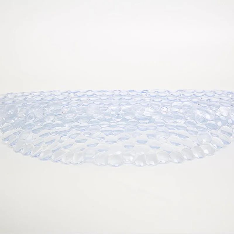 Non Slip Anti Bacterial Rubber Bath Mats With Suction Cups