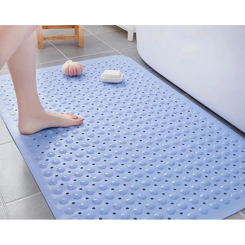 Rubber Bathroom Mats With Strong Suction Cups Non Slip Absorbent Bath Mat