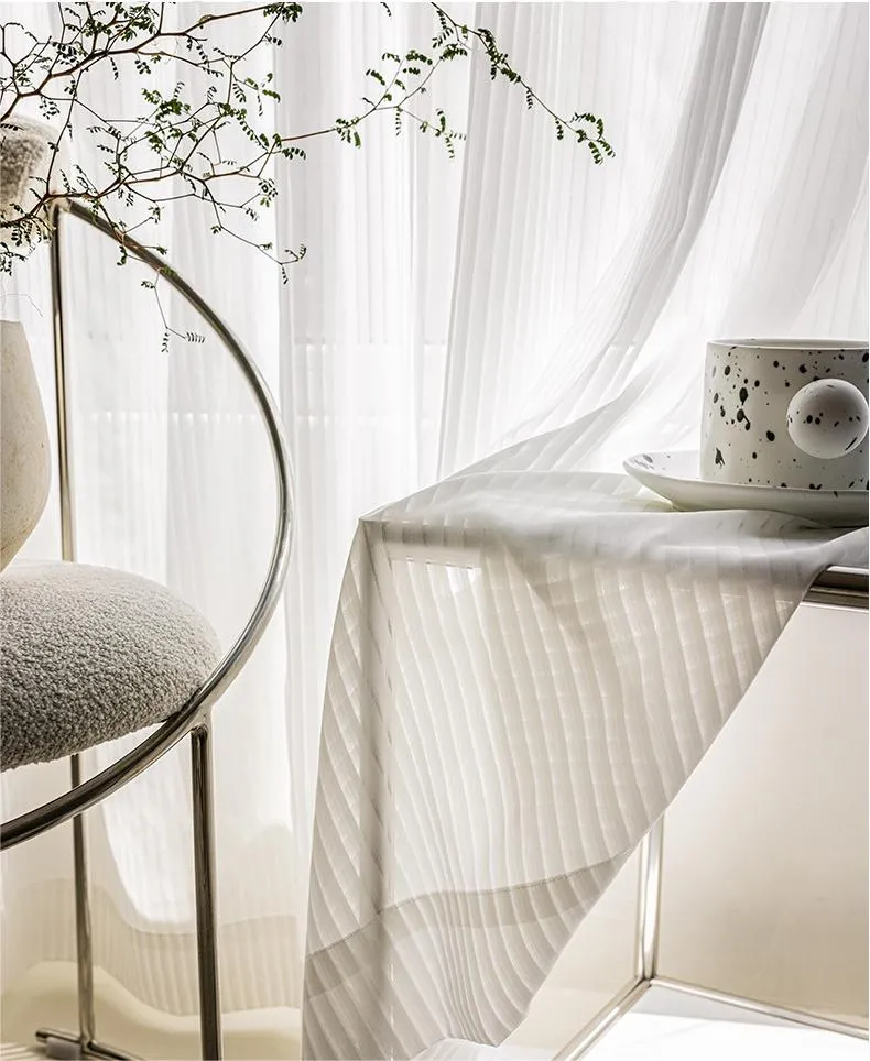 Cortinas transparentes brancas para janelas 2024091906263946