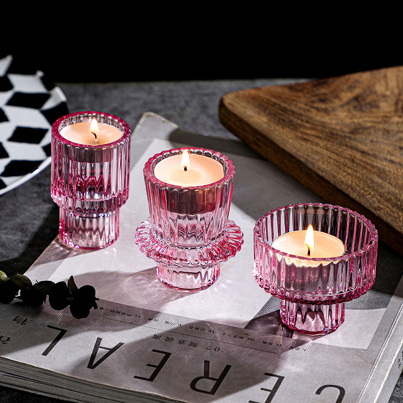 Glass Candlestick