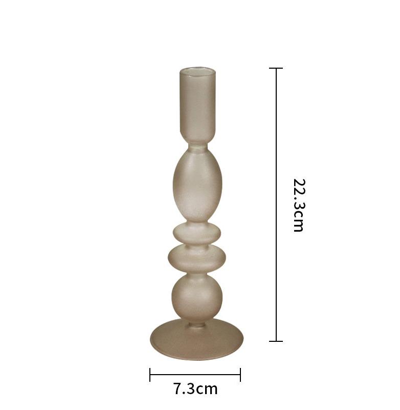 Glass Candle Stick Glass Candle Stick