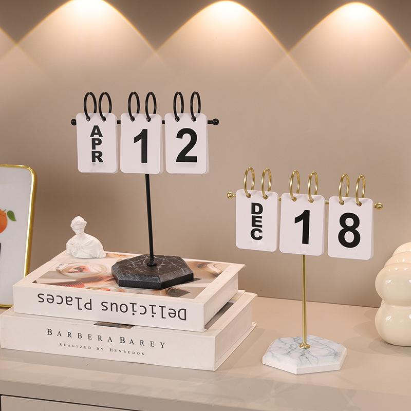 Ornamento de calendário de mesa