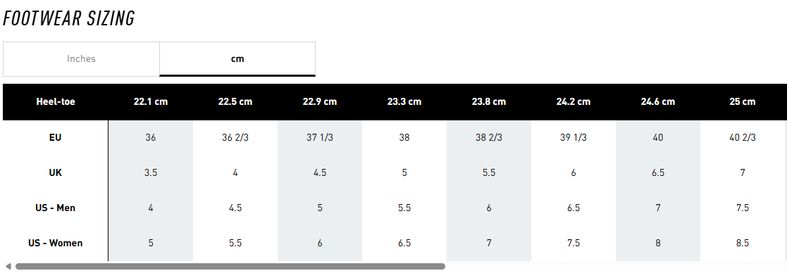 adidas international shoes size guide chart for women chinese shoe size to us