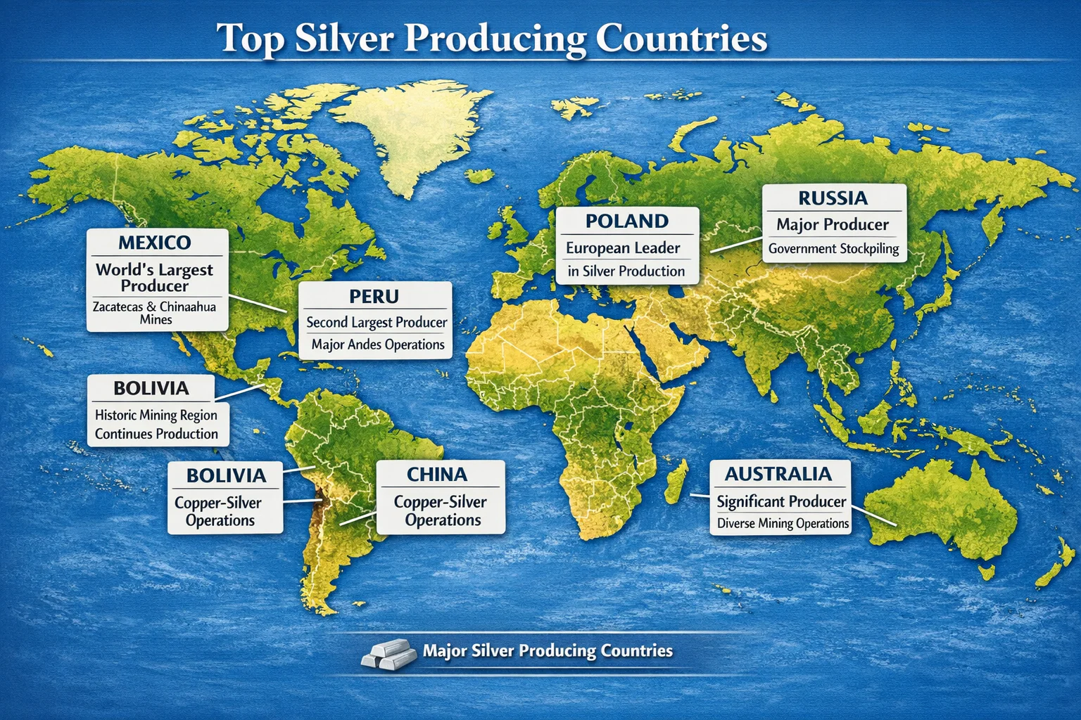 Top Silver Producing Countries