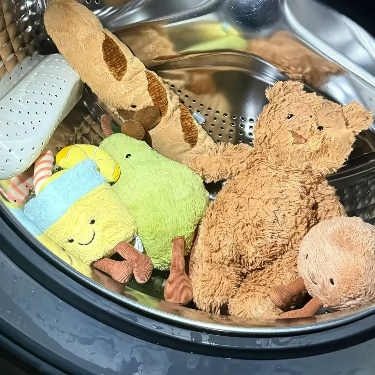 Machine Washing plsah toys