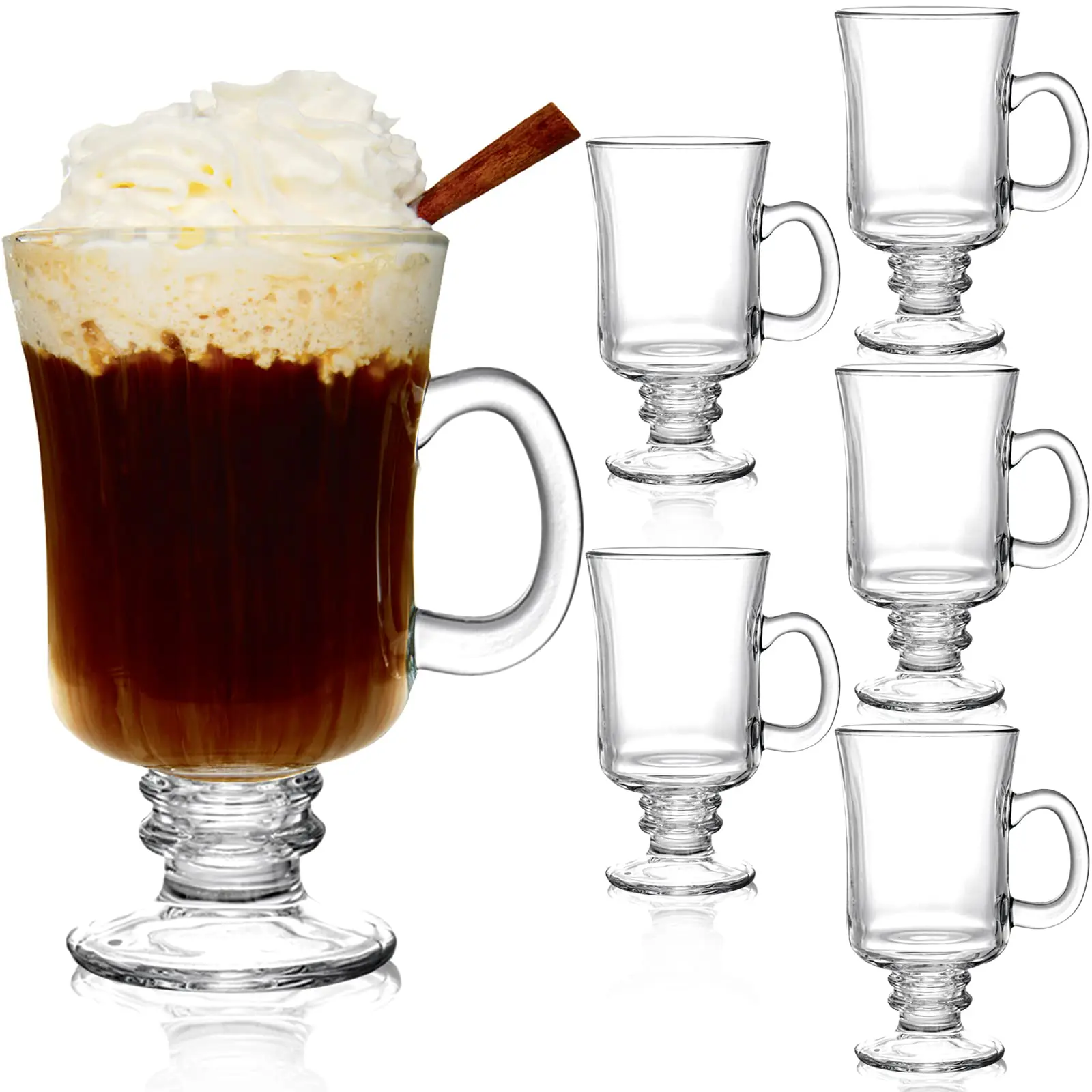 Crystal Coffee Cup with Handle for Cappuccino 1 2026022803065715