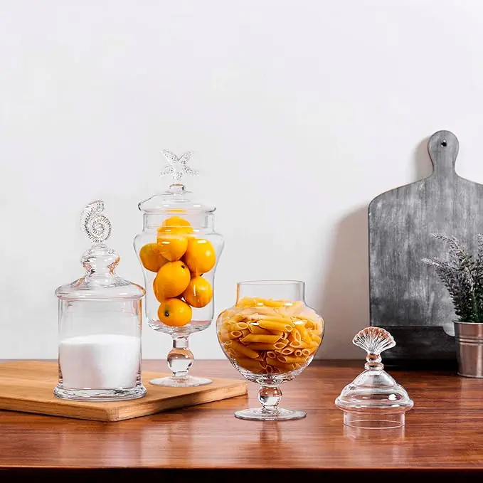 Glass Apothecary Jars with Lid2 2026022806333876
