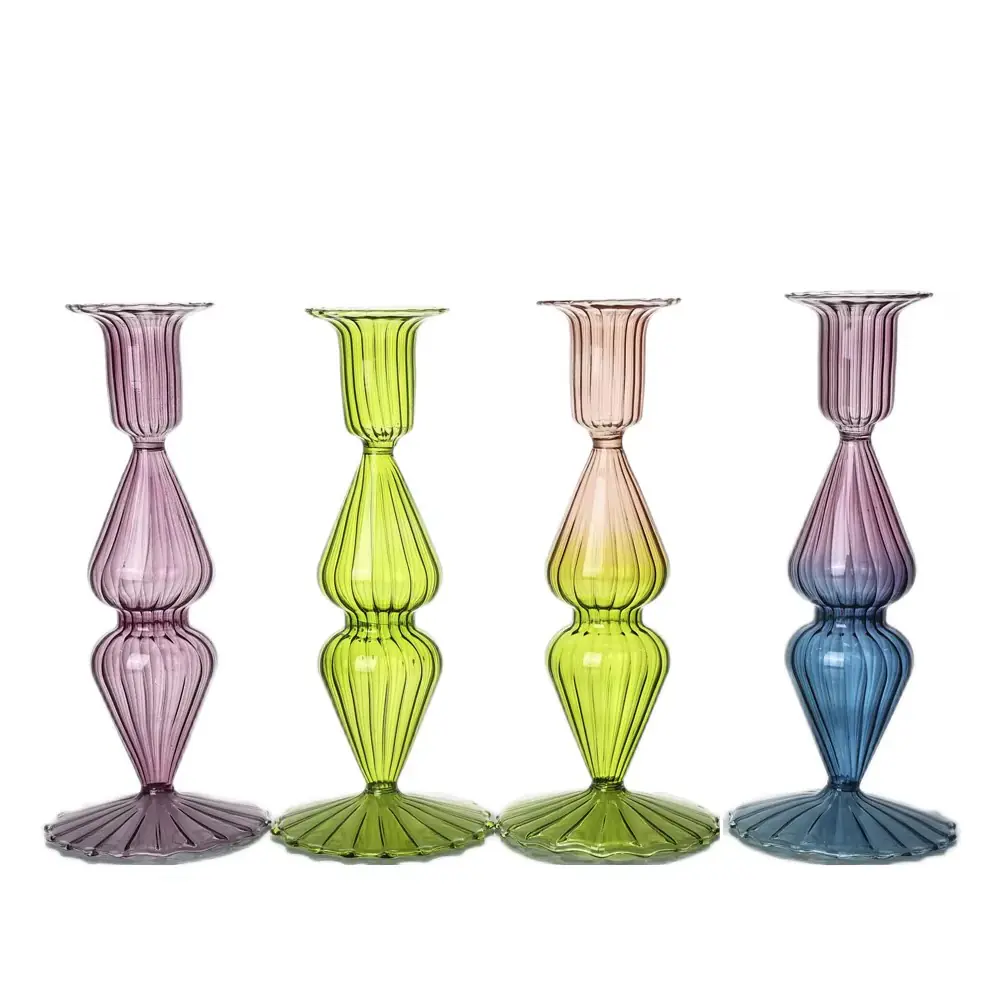 Unique Shaped Colored Glass Candle Holder2 2026022806341578