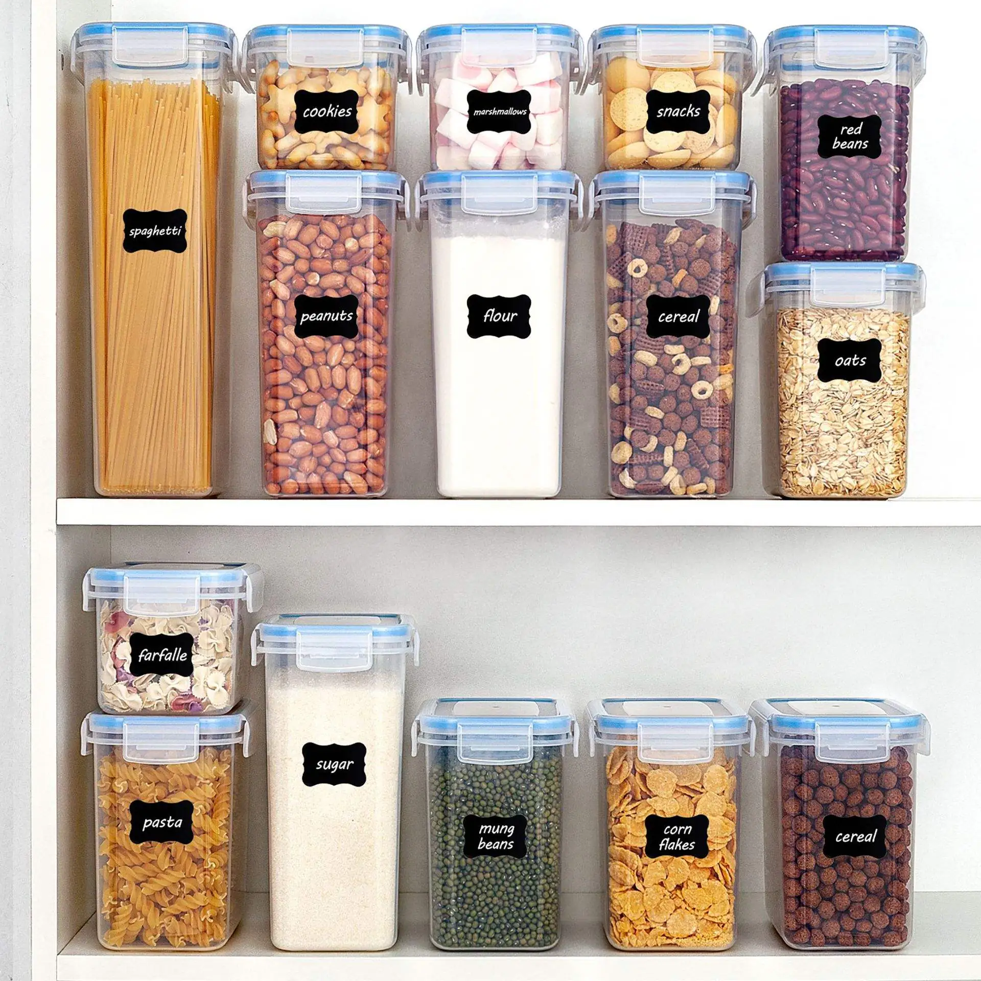 Clear Pantry Storage Canisters (1) 2026030506120450