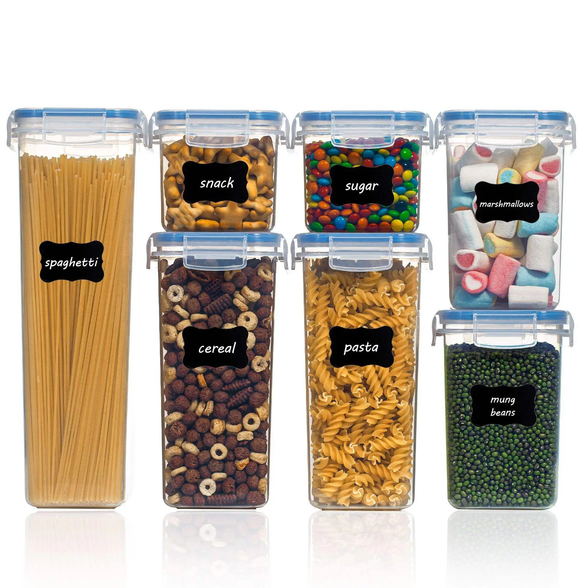Clear Pantry Storage Canisters (2) 2026030506121218