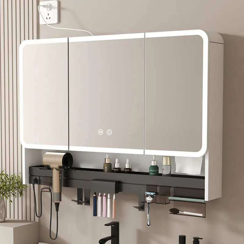 Mirror Cabinet With Mounted Hair Dryer Holder (3) 2026030508090668