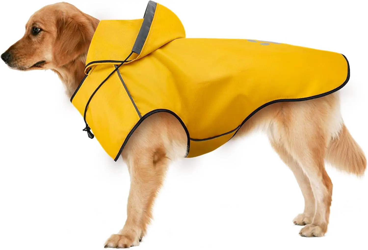 Reflective Dog Rain Jacket with Hoodie 2026031003075568
