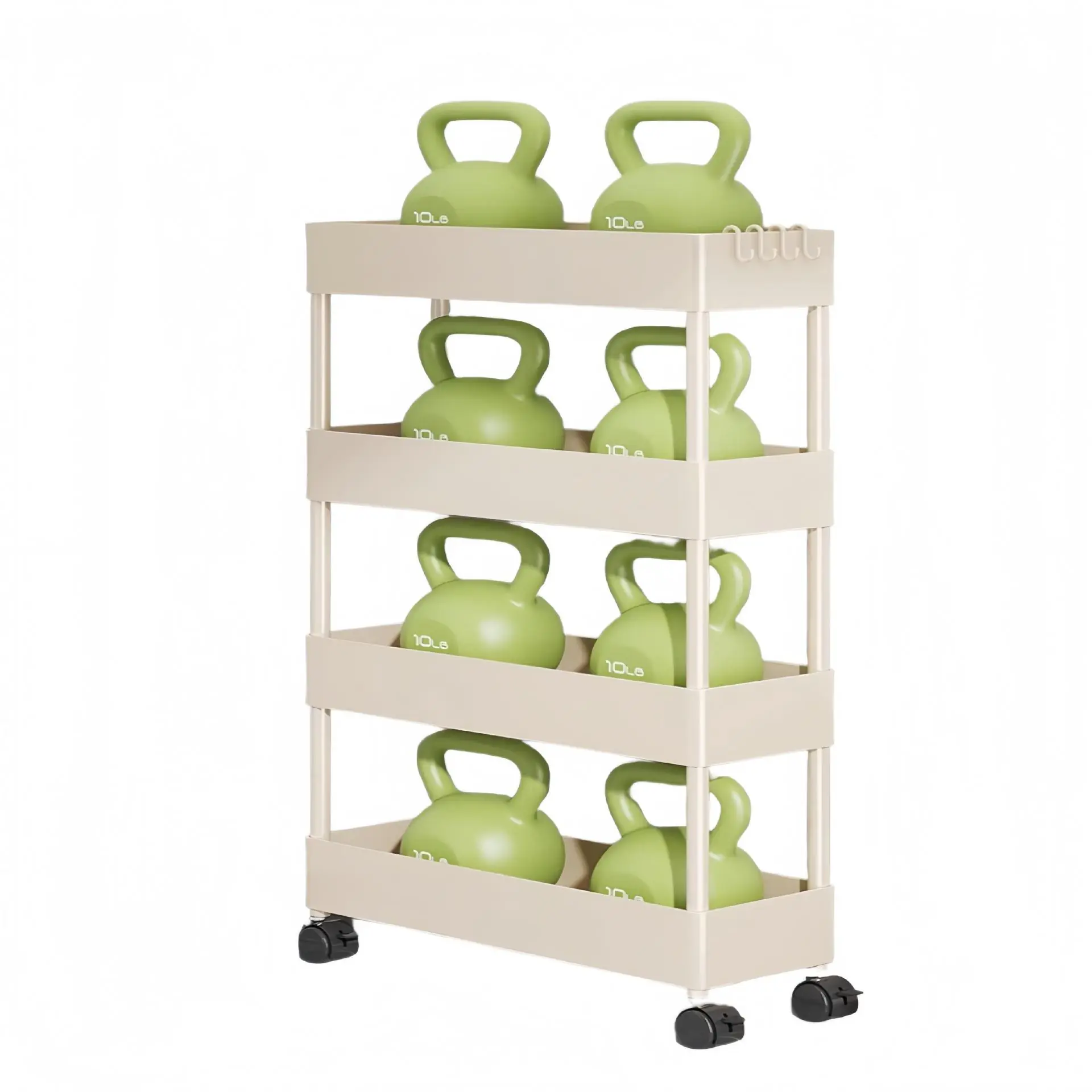 Slim Rolling Cleaning Cart for Tight Spaces (3) 2026030508095087