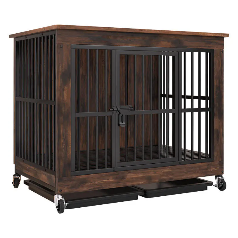 Wooden Dog Cage 2026031002373427