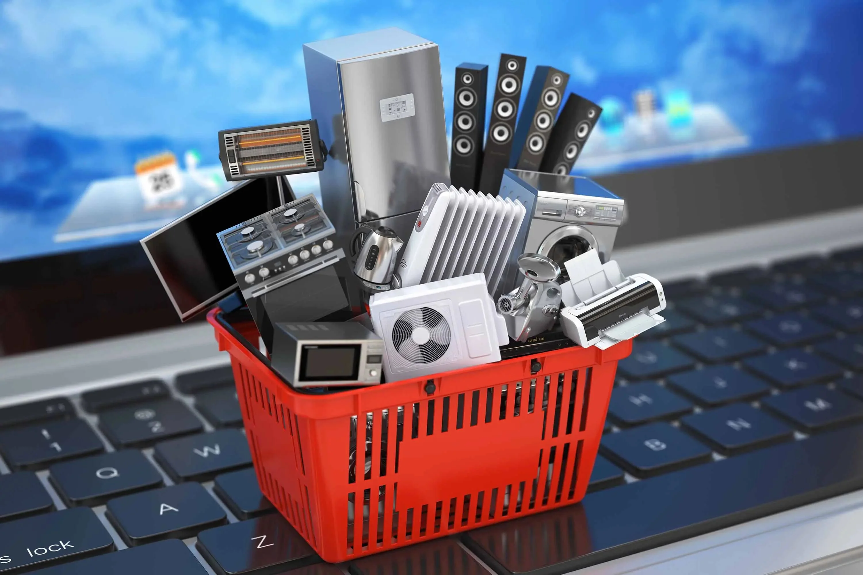 virtual-shopping-basket-contains-electronic-products-from-many-different-categories